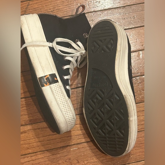 Converse Chuck Taylor All Star Tortoise High Lift Platform Black A05257C Sz 6.5 - Picture 5 of 16